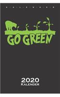 Go green Natur Kalender 2020