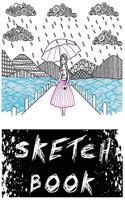 Sketch Book: A Large Notebook With Blank Paper for Drawing, Writing, Painting, Sketching, 100 Pages, 8x10