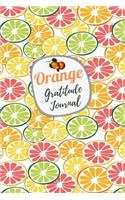 Orange Gratitude Journal