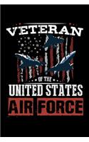 Veteran Of The U.S. Air Force: Fishing Log Book And Journal For A Fisherman Or For Kids To Record Fishing Trips And Experiences of e.g. Bass Fishing Or Fly Fishing (6 x 9; 120 Pag