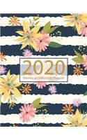 2020 Planner Weekly and Monthly: Jan 1, 2020 to Dec 31, 2020: Weekly & Monthly Planner + Calendar Views - Inspirational Quotes and Watercolor Floral December 2020