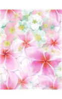 Pastel Floral Fashion Journal: Blank Lined Composition Notebook 75 Sheets / 150 Pages 8.5 x 11 inch