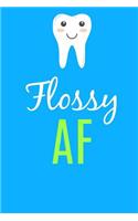 Flossy Notebook: Graduation Gifts for Dentist Dental Hygienist,6x9, Notebook,150pages, College Ruled