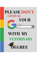 Please Don't Confuse Your Google Search With My VETERINARY Degree