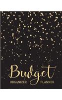 Budget Planner Organizer: Gold Star 12 Month Financial Planning Journal, Monthly Expense Tracker and Organizer, Home Budget Book