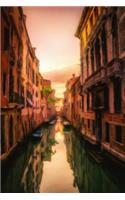 Sunset in Venice - Blank Notebook: 101 Pages, 6 x 9 Journal, Soft Cover