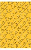 Journal Notebook Scribbly Hearts Pattern 6: 110 Page Lined and Numbered Journal With Index Pages In Portable 6 x 9 Size, Perfect For Writing, Taking Notes, List Making, Journaling and Doodling(51 My Favorite Lined Journal 2)