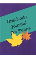 Gratitude Journal For Teens