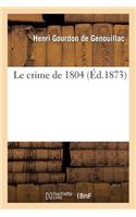 Le Crime de 1804