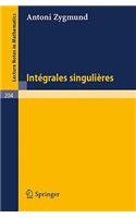 Integrales Singulieres