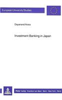 Investment Banking in Japan