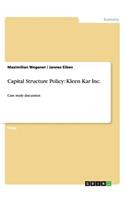 Capital Structure Policy
