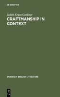 Craftmanship in Context: The Development of Ben Jonson's Poetry(110 Studies in English Literature)