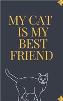 MY CAT IS MY best friend notebook