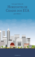 Livro para Colorir de Horizontes de Cidades dos EUA para Adultos 1