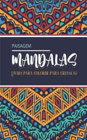 MANDALAS paisagem - Livro para colorir para crianças