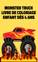 Monster Truck Livre De Coloriage Enfant Dès 4 Ans