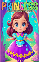 Princess: Coloring Book for Girls