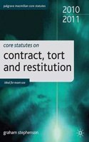 Core Statutes on Contract, Tort and Restitution (Palgrave Core Statutes)