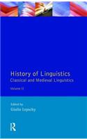 History of Linguistics Volume II