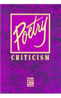 Poetry Criticism: v. 20(Poetry criticism)