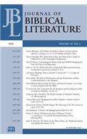 Journal of Biblical Literature 137.2 (2018)