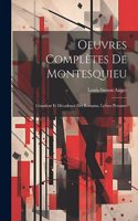 Oeuvres Complètes De Montesquieu