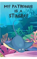 My Patronus Is A Stringray: Cute Stringray Lovers Journal / Notebook / Diary / Birthday Gift (6x9 - 110 Blank Lined Pages)