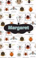 Margaret: Bug Insect Handwriting for K-3 Students Practice Paper Book Notebook Journal Book 120 Pages 6x9