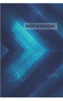 Space Motion Notebook: Medium Ruled 6x9 Journal For Sci-Fi Fans