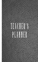 Teacher's Planner - 8 lessons per day: Large organisational planner for teachers, professors, educators or home school - 8 periods per day layout - Black leather effect cover design