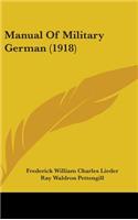 Manual of Military German (1918)