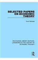 Selected Papers on Economic Theory