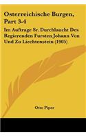 Osterreichische Burgen, Part 3-4