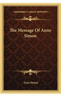 The Message Of Anne Simon