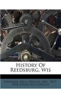 History of Reedsburg, Wis