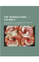 The Transactions (Volume 9)