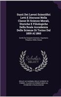 Sunti Dei Lavori Scientifici Letti E Discussi Nella Classe Di Scienze Morali, Storiche E Filiologiche Della Reale Accademia Delle Scienze Di Torino Dal 1859 Al 1865