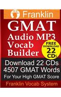 Franklin GMAT Audio MP3 Vocab Builder: Download 22 CDs: 4507 GMAT Words for Your High GMAT Score