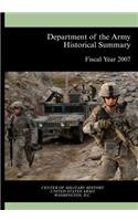 Department of the Army Historical Summary Fiscal Year 2007