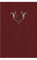 Monogram "C" Journal: 365 page Journal Diary Notebook