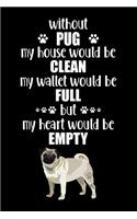 Without Pug My House Would Be Clean