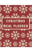 Christmas Meal Planner: 55 Week Meal Planner, Track Eating, Plan Meals, Discover the Best Version of Yourself (112 Pages, 8.5 x 11 inch)(Daily Records)(2 Meal Planner)