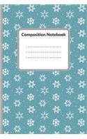 Composition Notebook: Wide Ruled: Blank Composition Book, Diary Journal For Students, 6" x 9",120 blank wide lined white pages