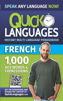 Quick Languages - English-French Phrasebook / Guide de conversation anglais-français: (3 Quick Languages)
