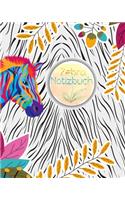 Notizbuch Zebra