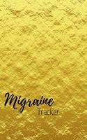Migraine Tracker: the 90 day migraine and pain diary shiny gold print - Beautifully designed pain management notebook to record migraines- Track weather, duration, se