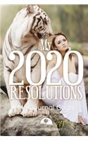 2020 New Year Resolution Book Journal - Workbook for Goal Setting and Motivational - 52 pages - 6