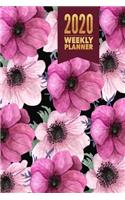 2020 Weekly Planner: Jan-Dec Small Weekly Agenda Daily Monthly Calendar Schedule Organizer W/ To Do List, Notes & Journal Pages ( Orchid Lover)
