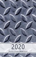 2020 Monthly & Weekly FOCUS Planner: Large. Monthly overview and Weekly layout with focus, tasks, to-dos and notes sections. Accomplish your goals. Monday start week. 8.5"x 11.0" (Lette